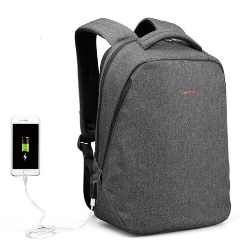 Anti-theft External USB Laptop Bag
